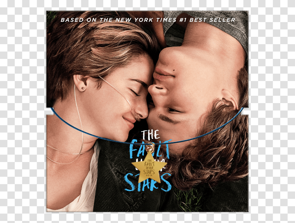Fault In Our Stars Movie Poster, Person, Novel, Book, Advertisement Transparent Png