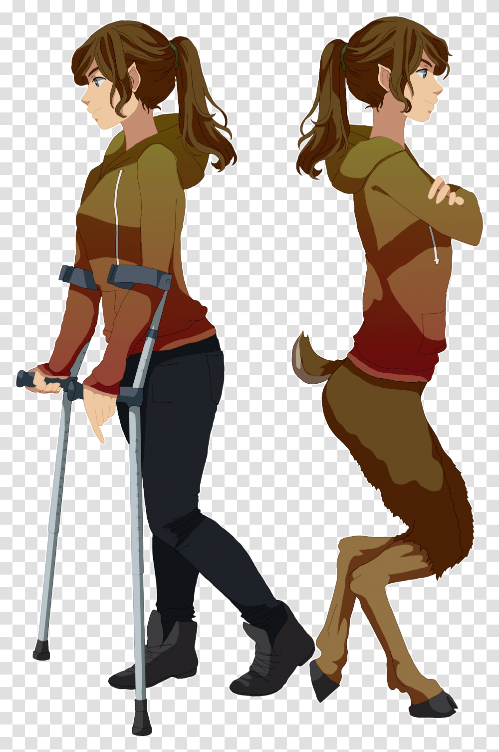 Faun Satyr Oc Supernatural Monsters Great Percy Jackson Satyr Oc, Person, Outdoors, Leisure Activities, Stick Transparent Png