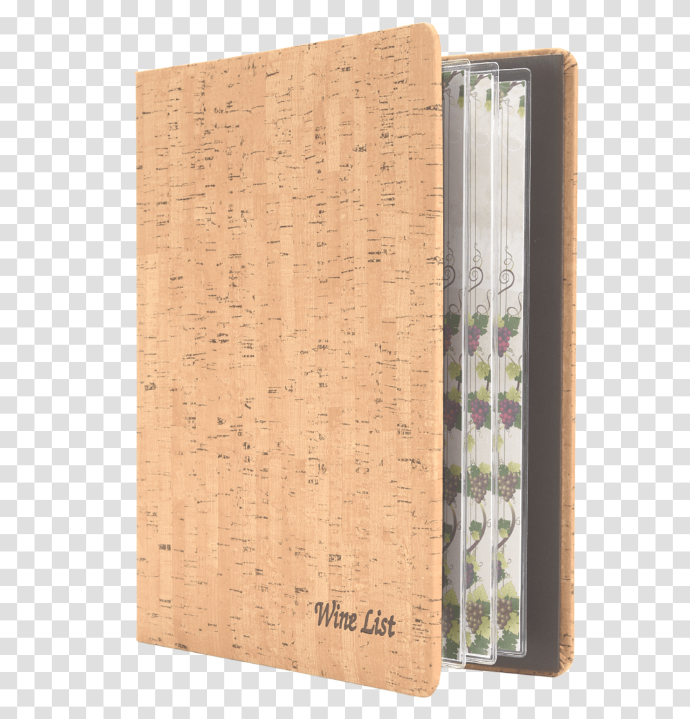 Faux Cork Wine List Cover Wine Cork Menu Cover, Book, Page, Rug Transparent Png