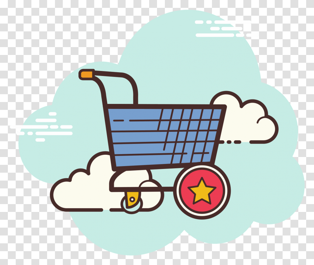 Favorite Cart Icon Download Aesthetic Paper Plane, Vehicle, Transportation, Shopping Cart, Carriage Transparent Png