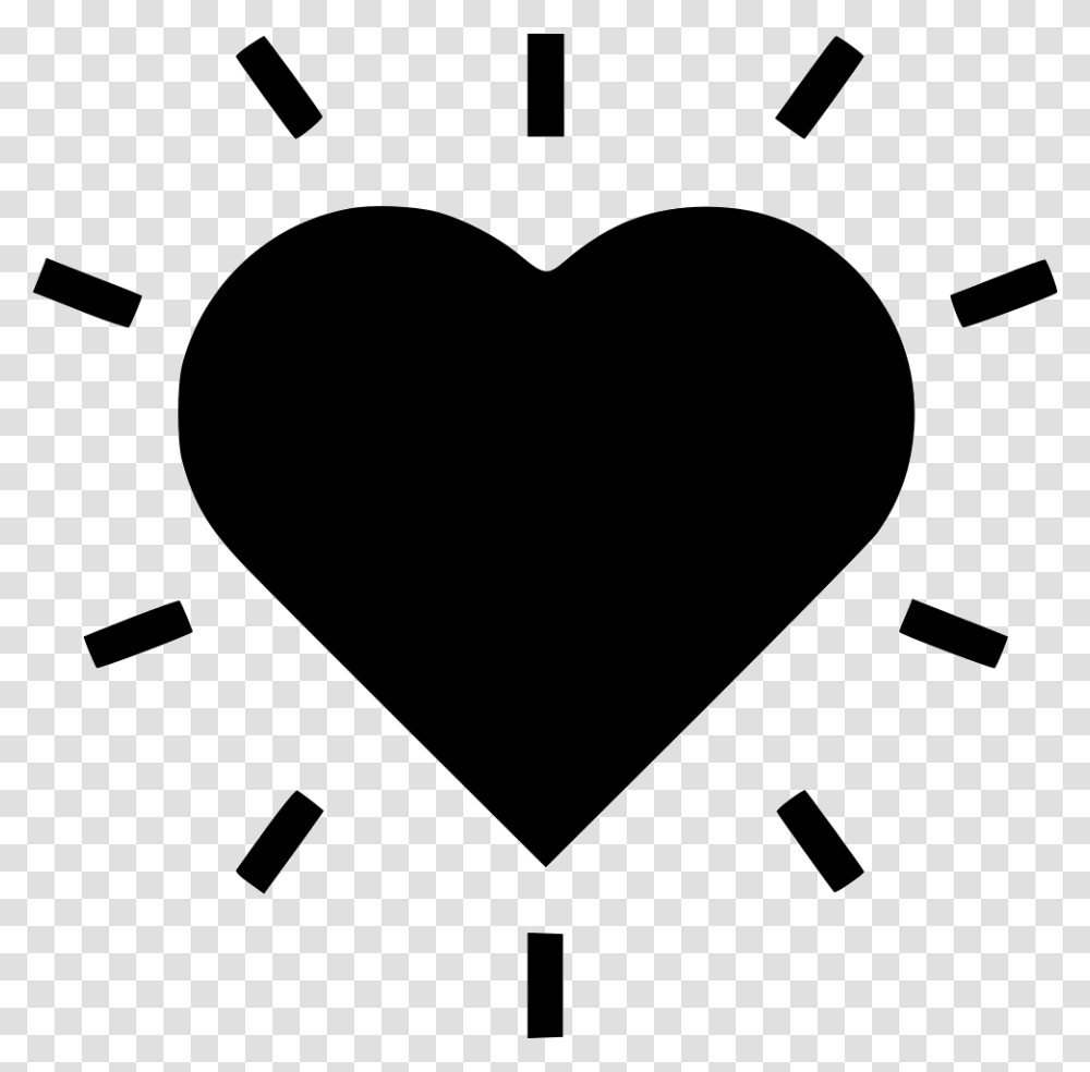 Favourite Like Love Heart Cart Wishlist Icon, Stencil, Mustache, Silhouette Transparent Png
