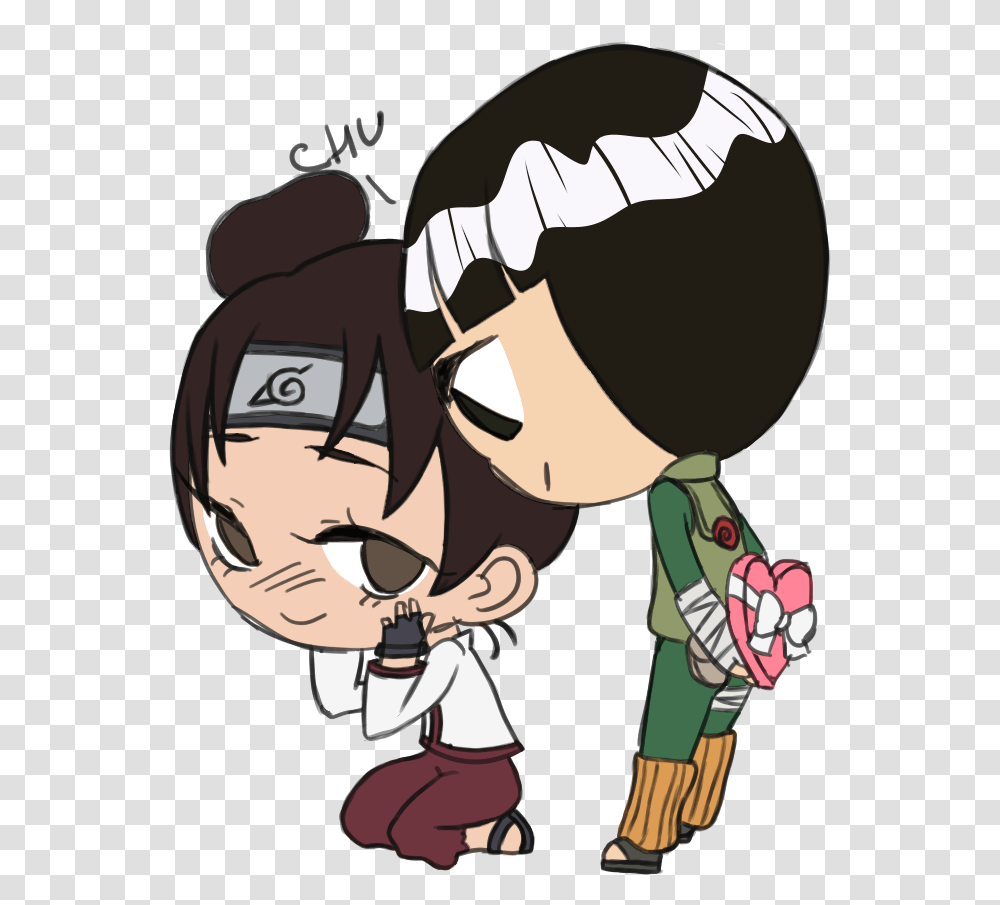 Favourite Of This Set Is The One With Rock Lee And Rock Lee Y Tenten, Comics, Book, Hand, Manga Transparent Png