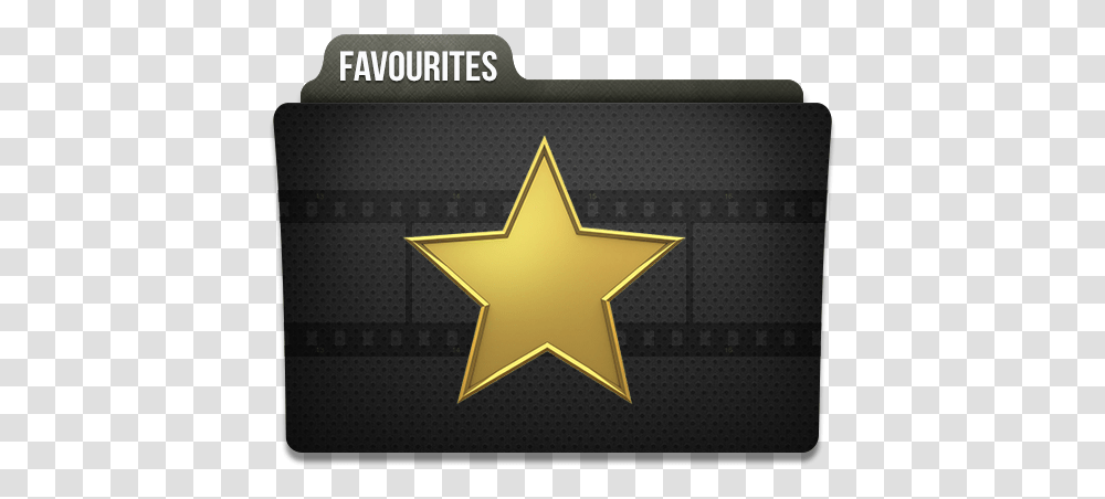 Favourites Folder Icon Restaurace U Rau, Cross, Symbol, Star Symbol, Gold Transparent Png