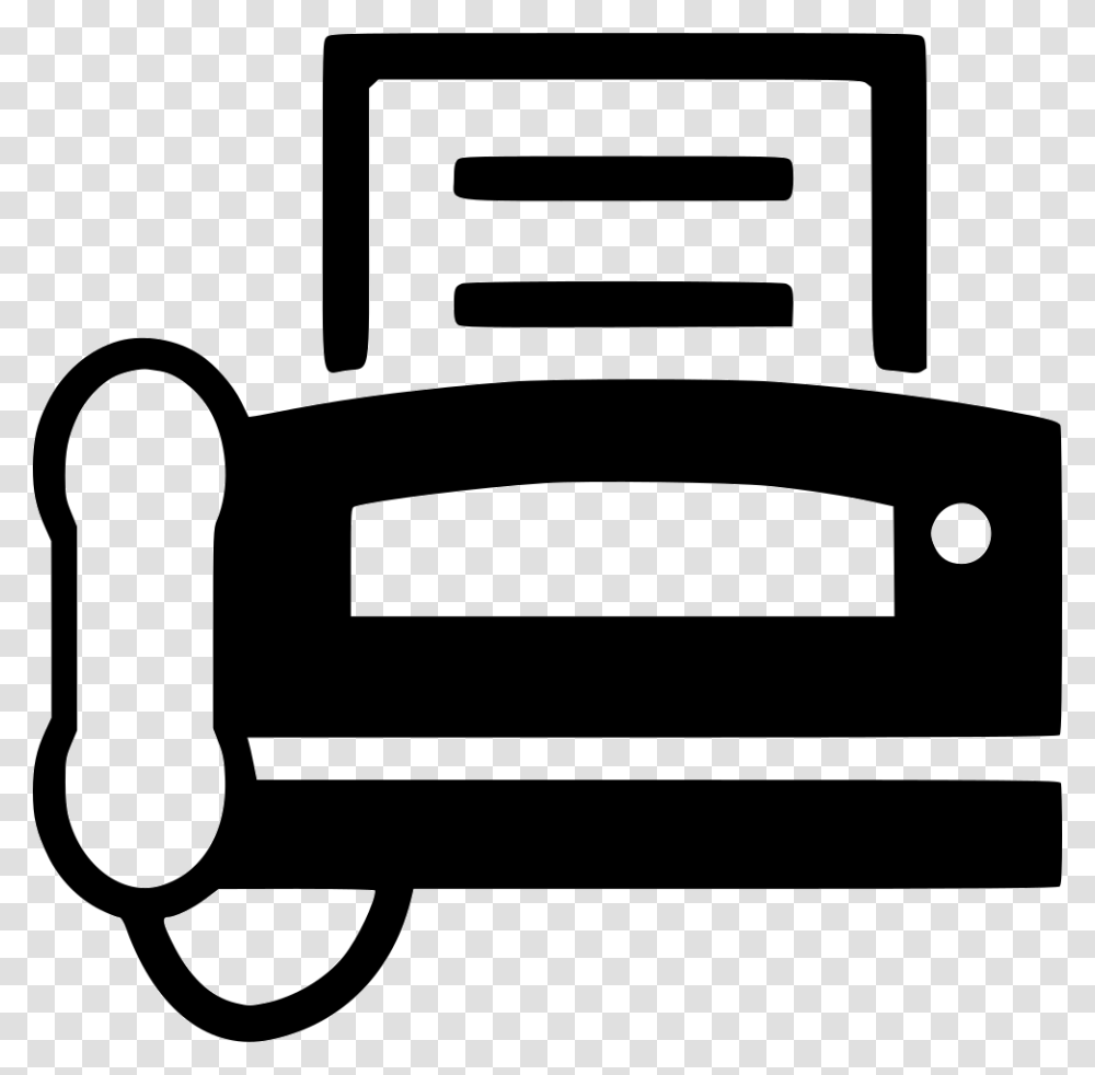 Fax Icon Free Download, Bumper, Vehicle, Transportation, Stencil Transparent Png