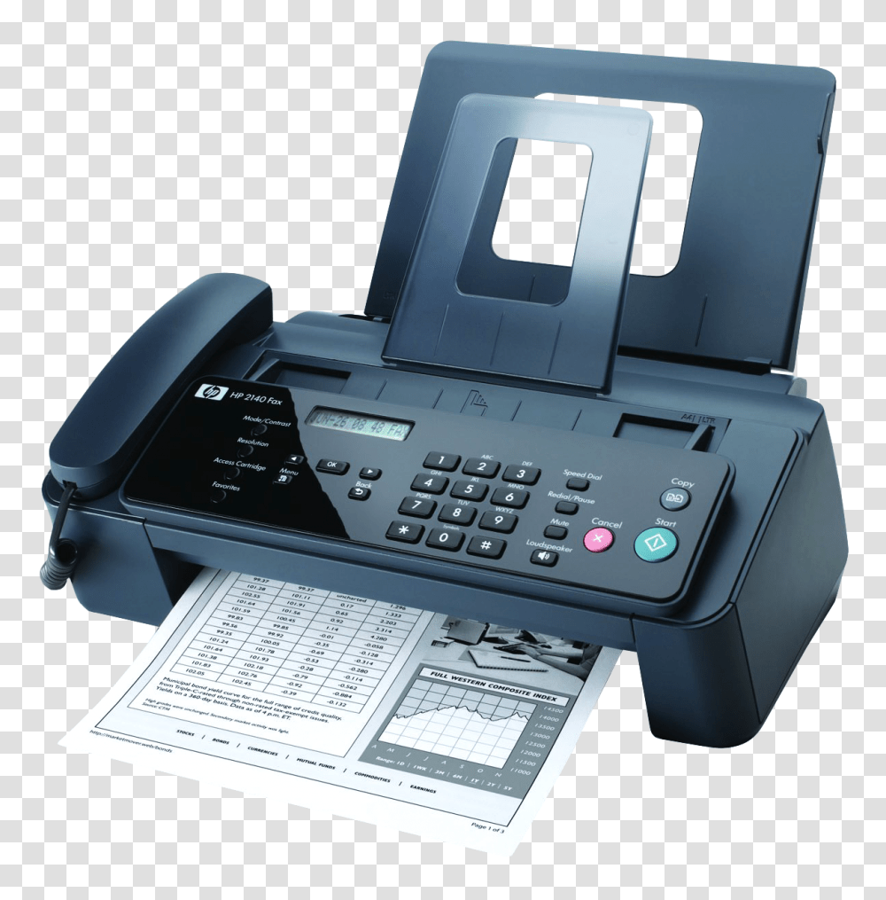 Fax Machine, Electronics, Printer Transparent Png