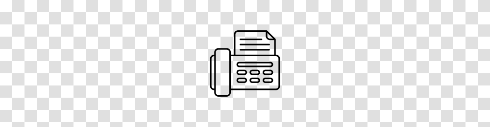 Fax Machine Icons Noun Project, Gray, World Of Warcraft Transparent Png