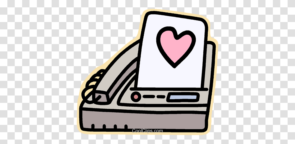 Fax Machine Royalty Free Vector Clip Art Illustration, Appliance, Apparel Transparent Png