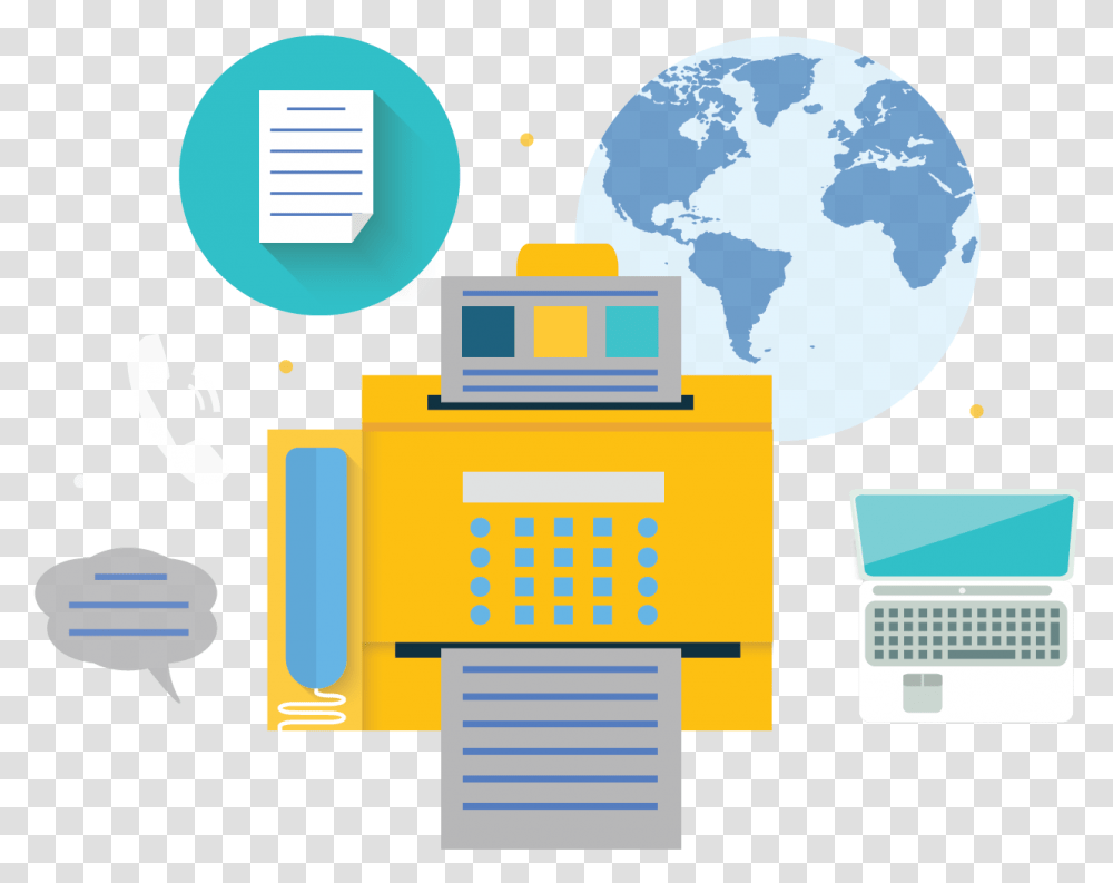 Fax Over Ip Challenges Online Fax, Laptop, Computer, Electronics Transparent Png