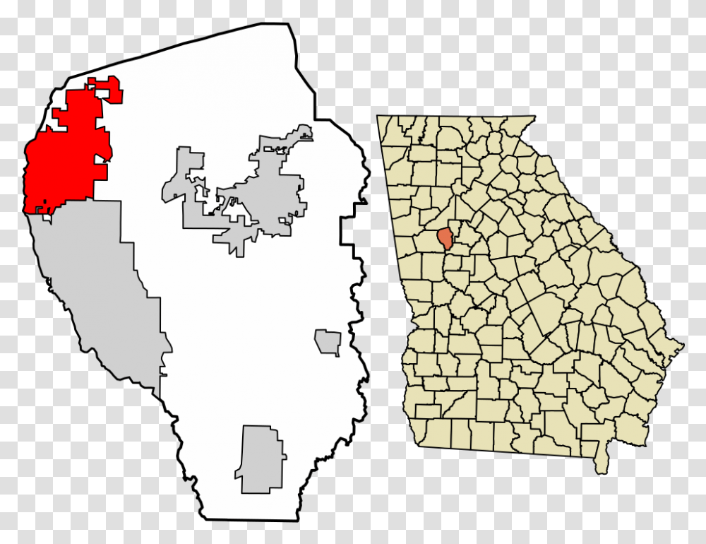 Fayette County Georgia Incorporated And Unincorporated Newton County Ga, Map, Diagram, Plot, Atlas Transparent Png