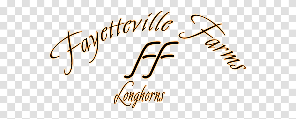 Fayetteville Farms Longhorns Located In Fayetteville Texas, Calligraphy, Handwriting, Alphabet Transparent Png