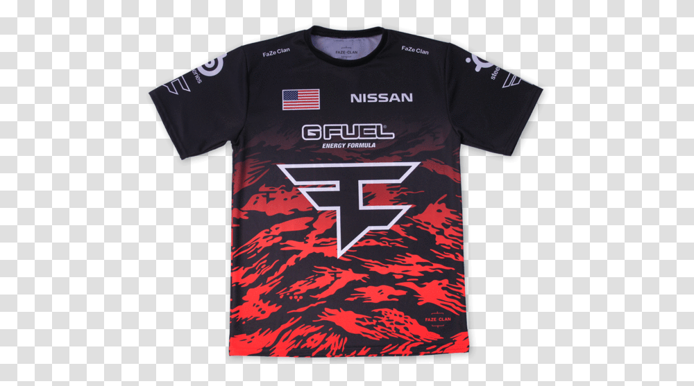 Faze Clan T Shirt, Apparel, T-Shirt, Jersey Transparent Png