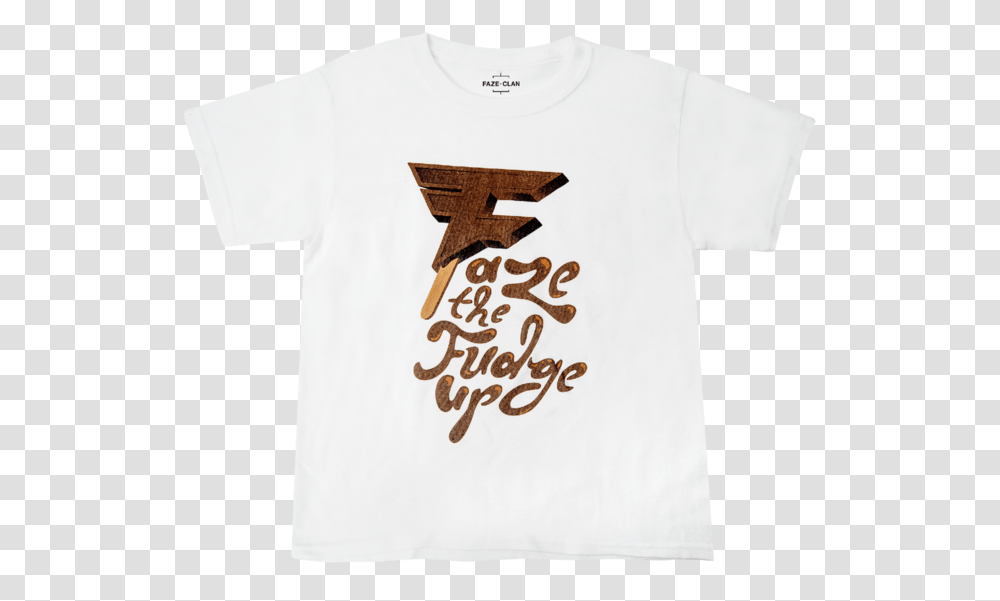 Faze Fudge Youth Tee Calligraphy, Apparel, T-Shirt Transparent Png