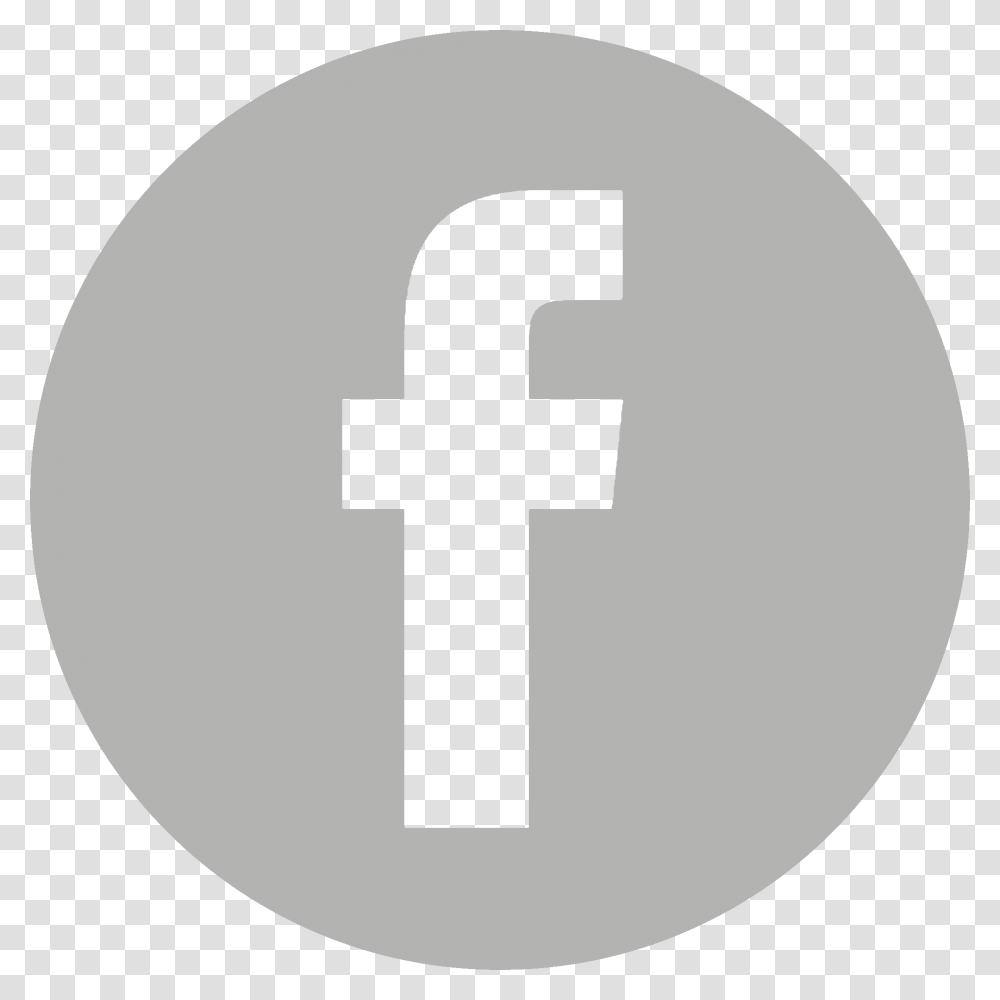Fb Icon Facebook Logo Grey Circle, First Aid, Trademark, Ambulance Transparent Png