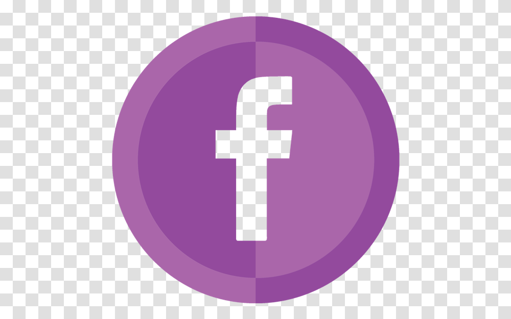 Fb Icon Social Media Facebook Icon Purple, Logo, Trademark, First Aid Transparent Png