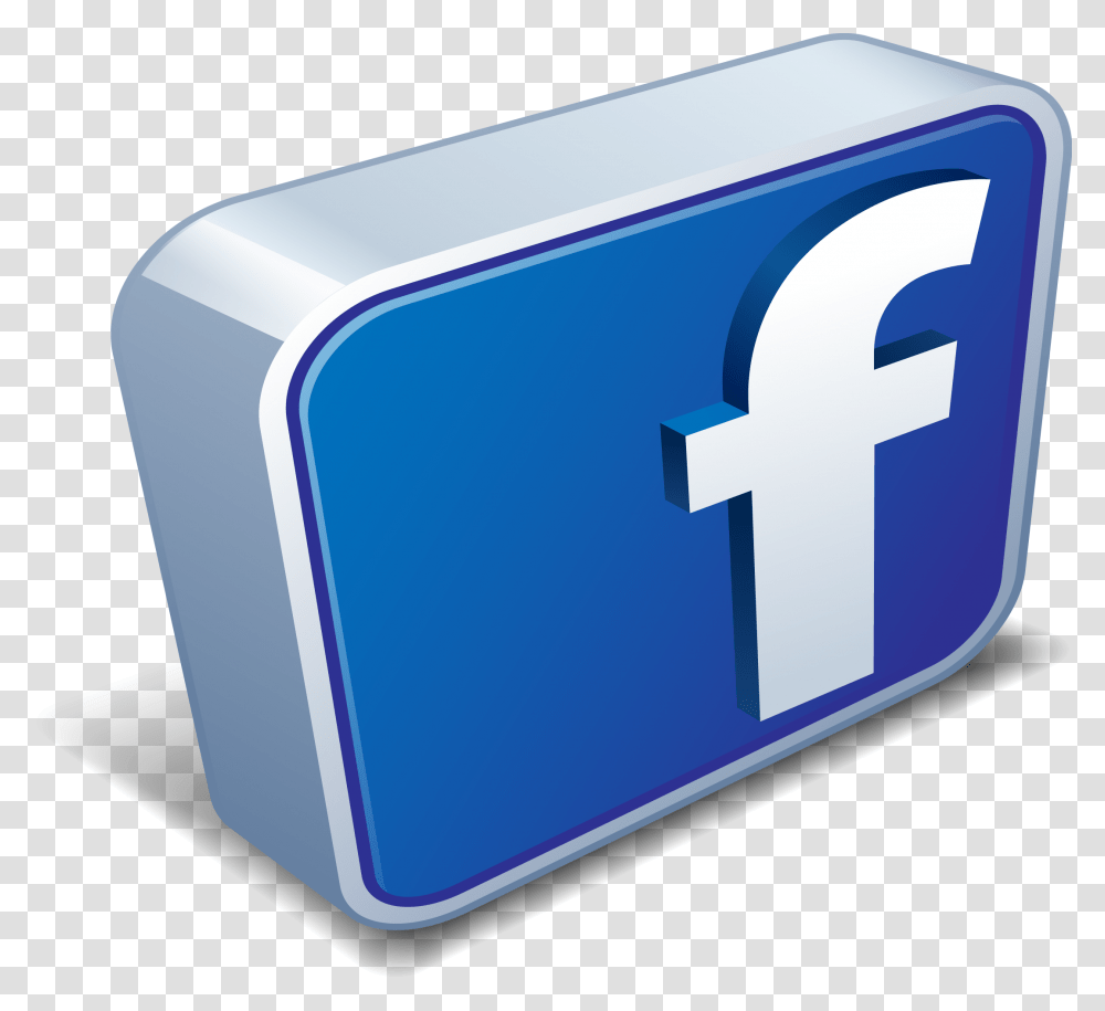 Fb Like Facebook Icon 3d, Number, Mailbox Transparent Png