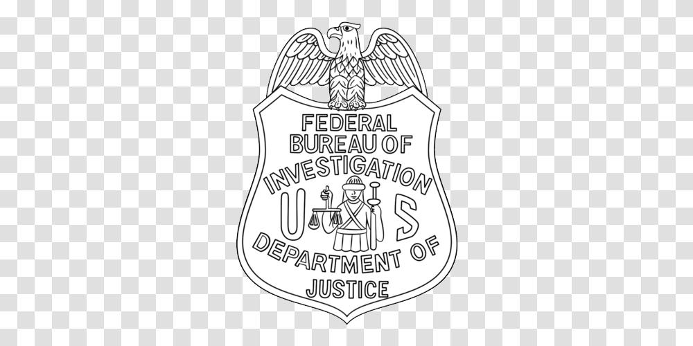 Fbi Badge Poster, Logo, Symbol, Trademark, Emblem Transparent Png