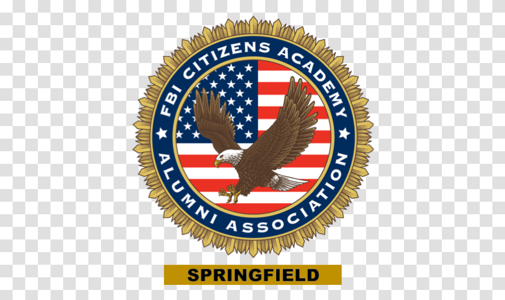 Fbi Springfield Citizens Academy Alumni Association Emblem, Bird, Animal, Eagle, Symbol Transparent Png