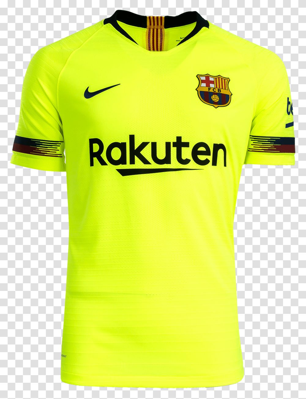 Fc Barcelona Away Authentic Jersey Fc Barcelona Away Kit 2018, Apparel, Shirt, T-Shirt Transparent Png
