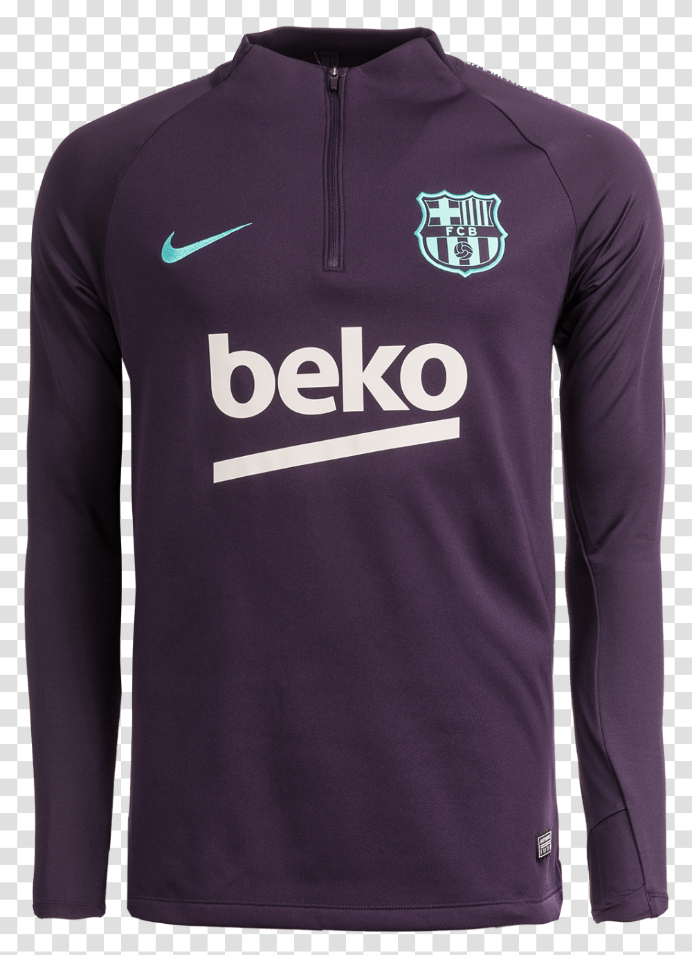 Fc Barcelona Dry Squad Drill Top Beko, Sleeve, Apparel, Long Sleeve Transparent Png