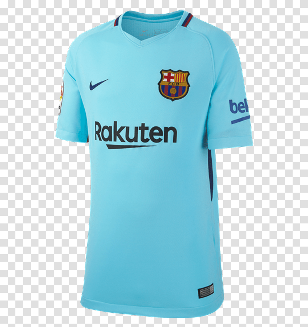 Fc Barcelona Jersey Blue, Apparel, Shirt, T-Shirt Transparent Png