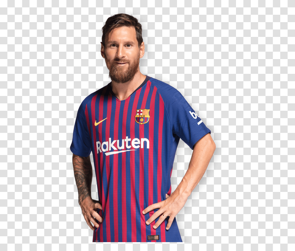 Fc Barcelona Messi Forward, Apparel, Person, Human Transparent Png