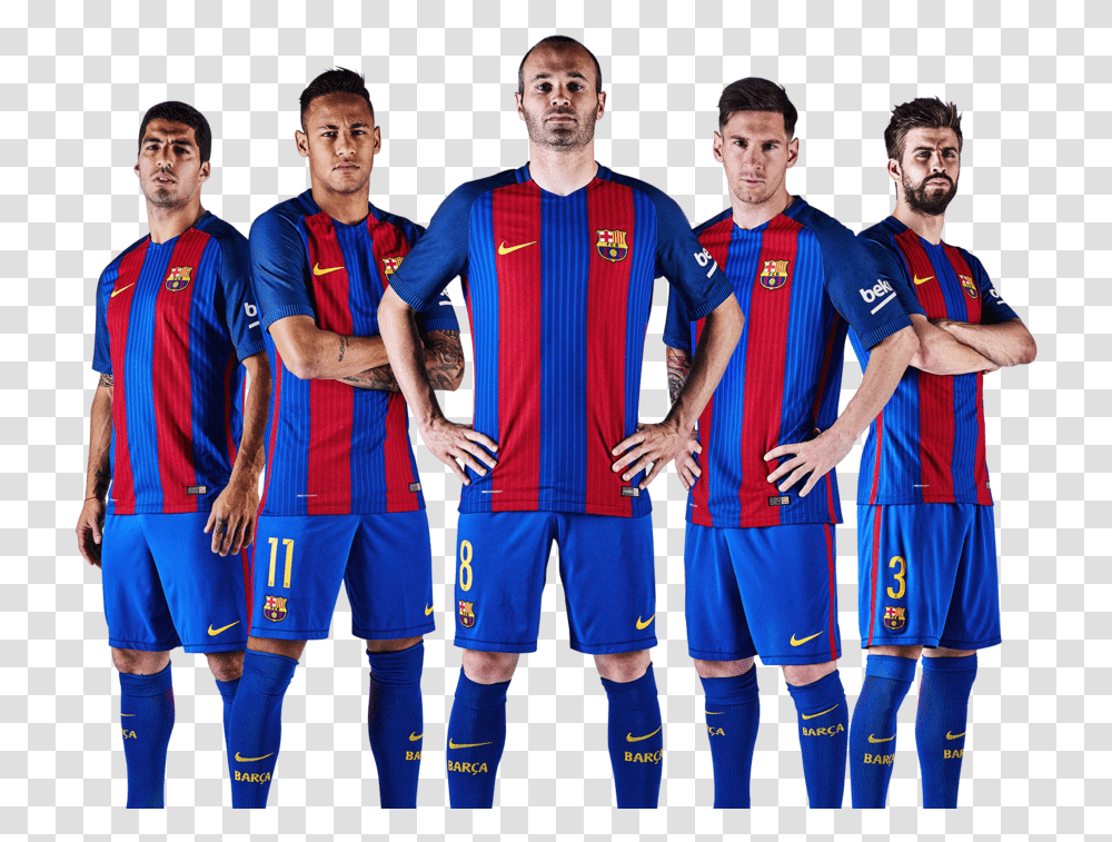 Fc Barcelona Team 2018 Clip Art Clipart Image 2016, Person, People, Football Transparent Png