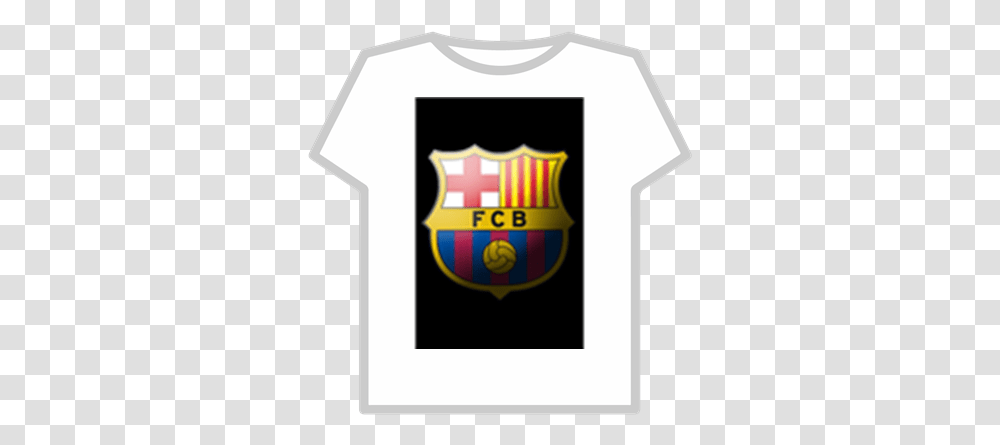 Fc Barcelonalogoinblackbackgroundiphonewallp Roblox Fc Barcelona, Clothing, Apparel, T-Shirt, Text Transparent Png