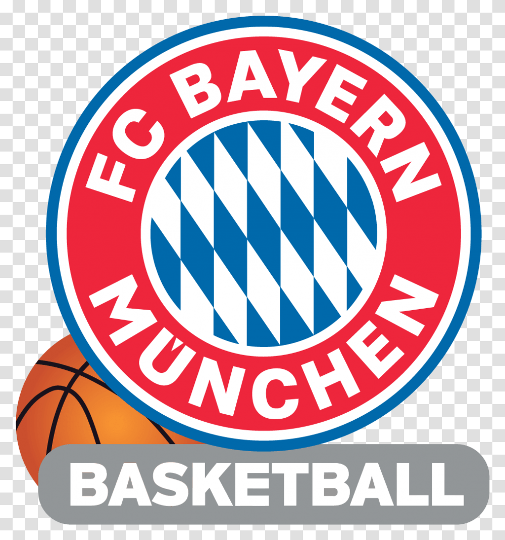 Fc Bayern Munich Basketball Logo Download Vector Fc Bayern Munchen Logo Vector, Symbol, Trademark, Text, Word Transparent Png