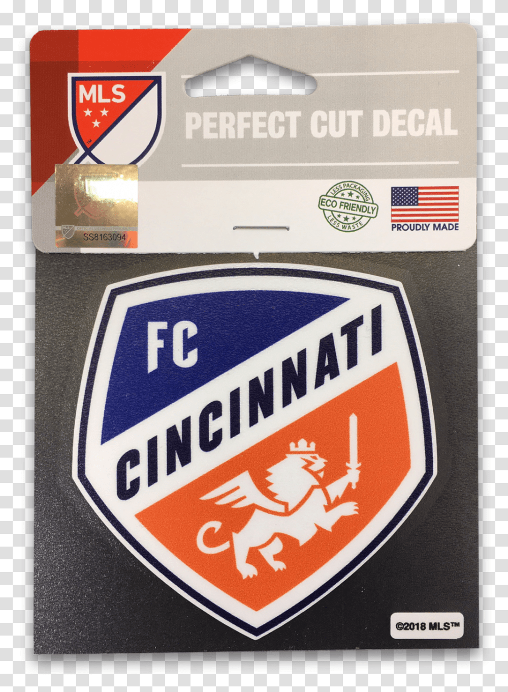 Fc Cincinnati Car Window Decal Label, Logo, Beverage Transparent Png