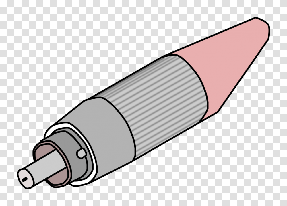 Fc Connector Optical Fiber Connector Electrical Connector Ferrule, Marker, Rubber Eraser, Crayon, Lipstick Transparent Png