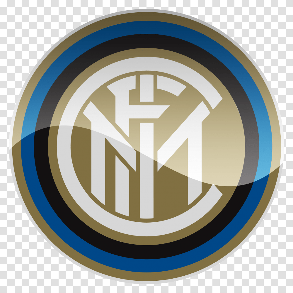 Fc Inter Hd Logo Inter Milan Logo, Symbol, Trademark, Rug, Emblem Transparent Png