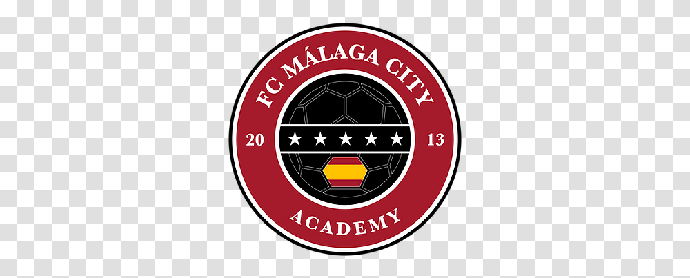 Fc Malaga City Academy International Football Fc Malaga City, Label, Text, Logo, Symbol Transparent Png