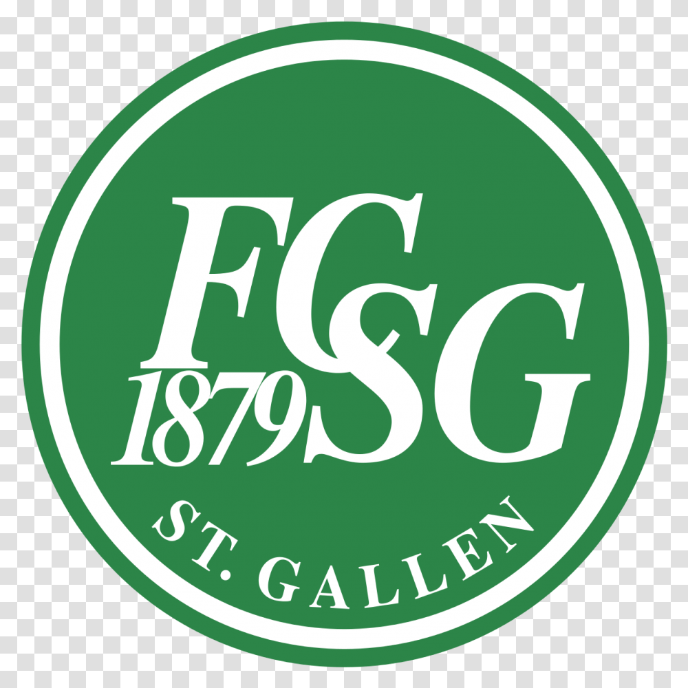 Fc St Gallen Wikipedia Fc St Gallen Logo, Label, Text, Symbol, Plant Transparent Png