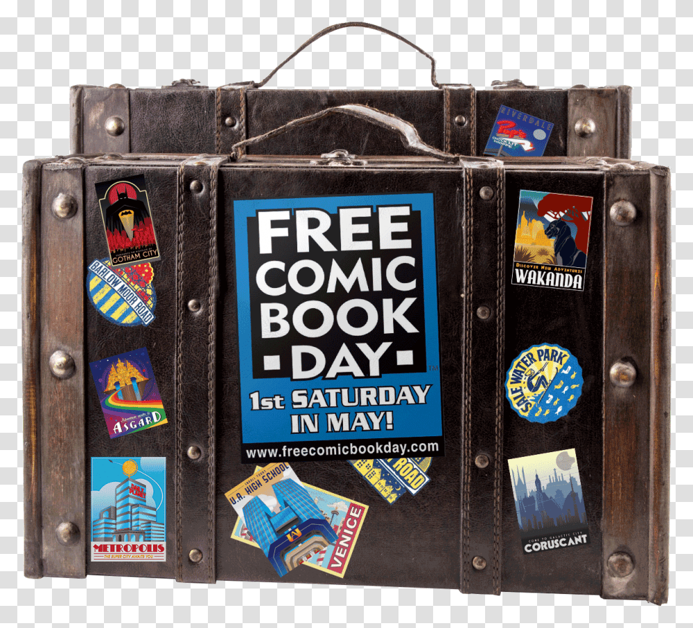 Fcbd Book Your Travel Public Domain Suitcase, Word, Logo Transparent Png