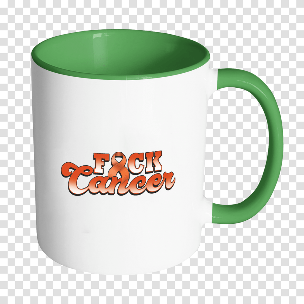 Fck Cancer Orange Ribbon Kidney Cancer Awareness Accent, Coffee Cup, Tape, Latte, Beverage Transparent Png