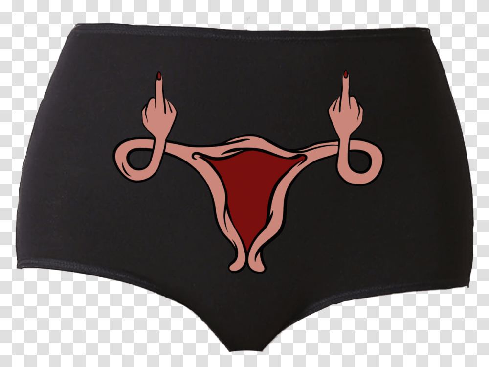 Fck Uterus Briefs Underpants, Clothing, Lingerie, Underwear, Bra Transparent Png
