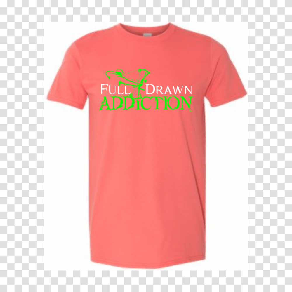 Fda Coral Soft Style Full Drawn Addiction Archery Shop, Apparel, T-Shirt Transparent Png