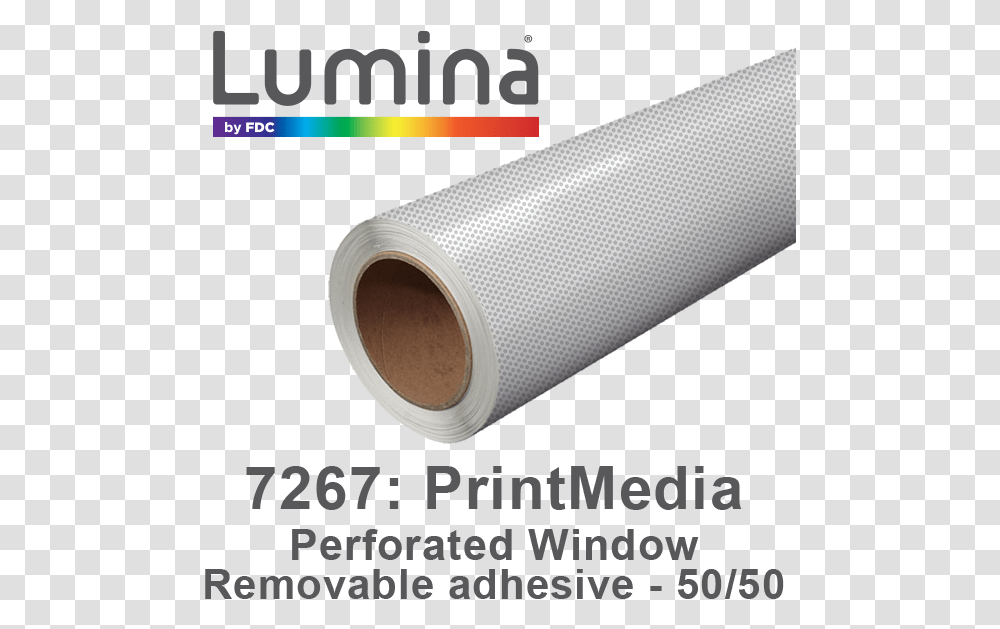 Fdc 7267 Lumina Print Media Sign, Cylinder, Plastic Wrap Transparent Png
