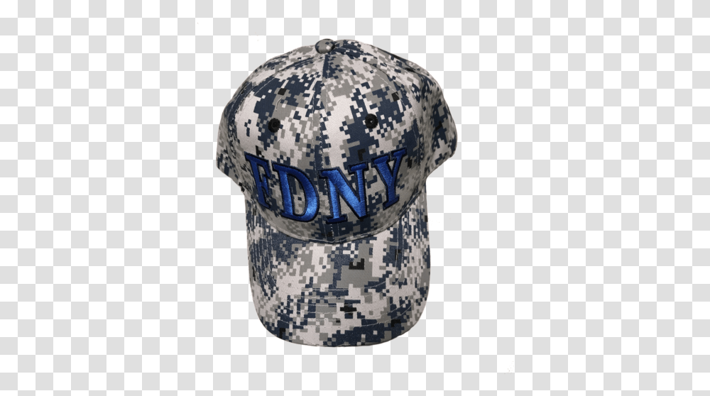 Fdny Camo Hat Blue Baseball Cap, Clothing, Apparel, Helmet Transparent Png