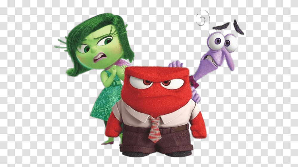 Fear Anger And Disgust, Toy, Plush, Doll Transparent Png