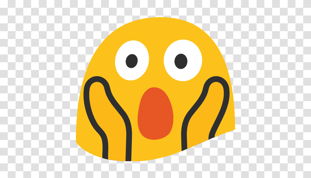 Fear Clipart Shocked Face, Label, Food Transparent Png