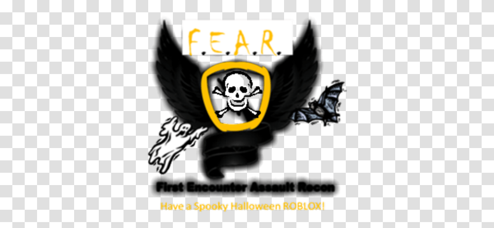 Fear Halloween Logo Version 20 Roblox, Person, Poster, Advertisement, Helmet Transparent Png
