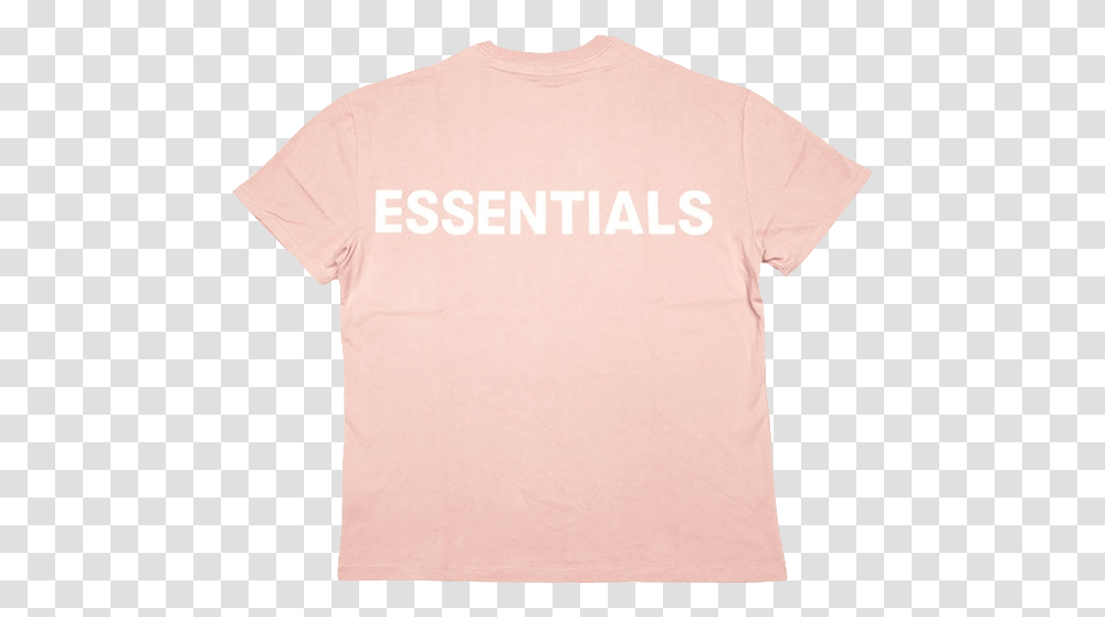 Fear Of God Essentials Pink, Apparel, T-Shirt, Sleeve Transparent Png