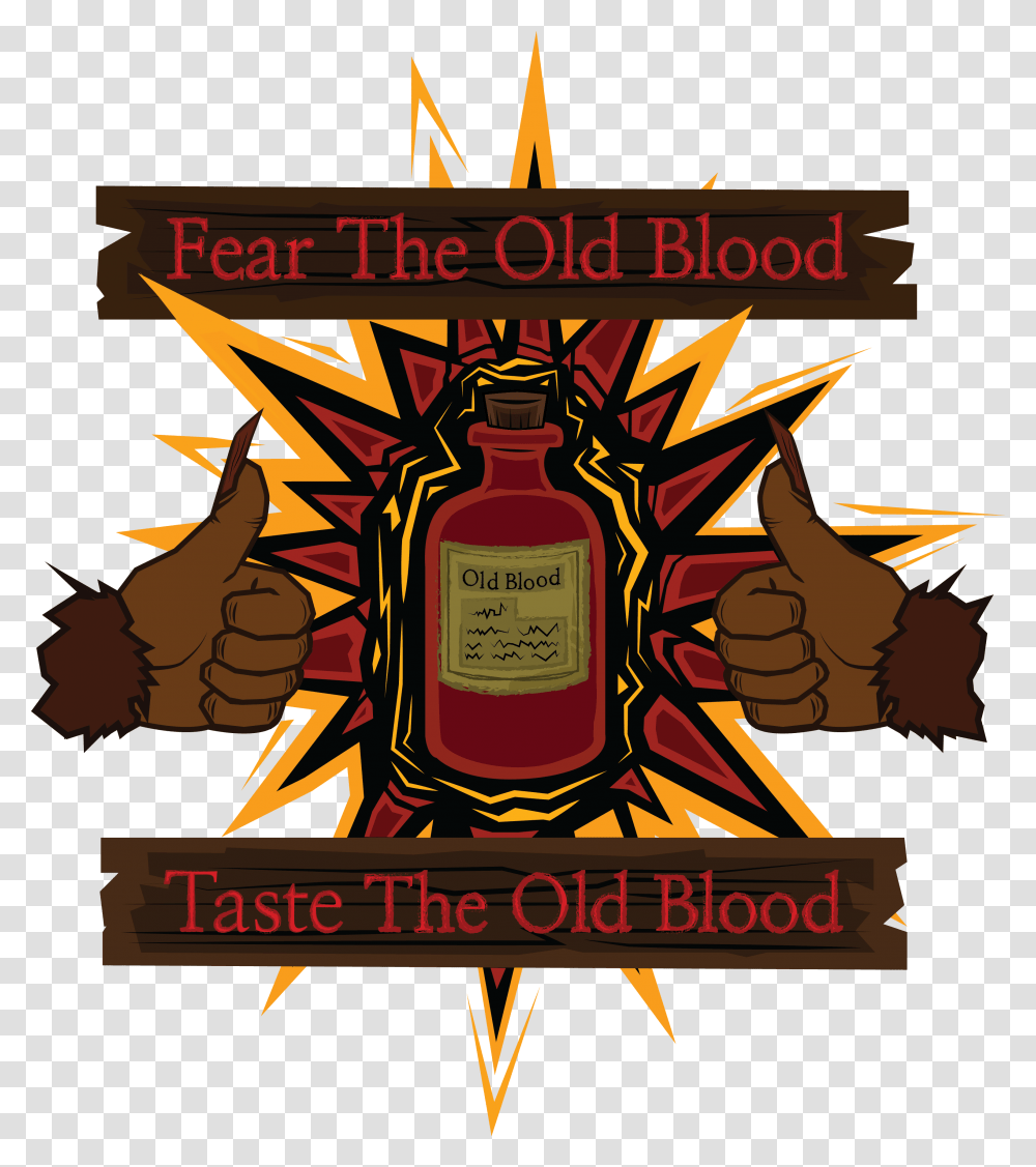 Fear The Old Blood Meme, Liquor, Alcohol, Beverage, Advertisement Transparent Png