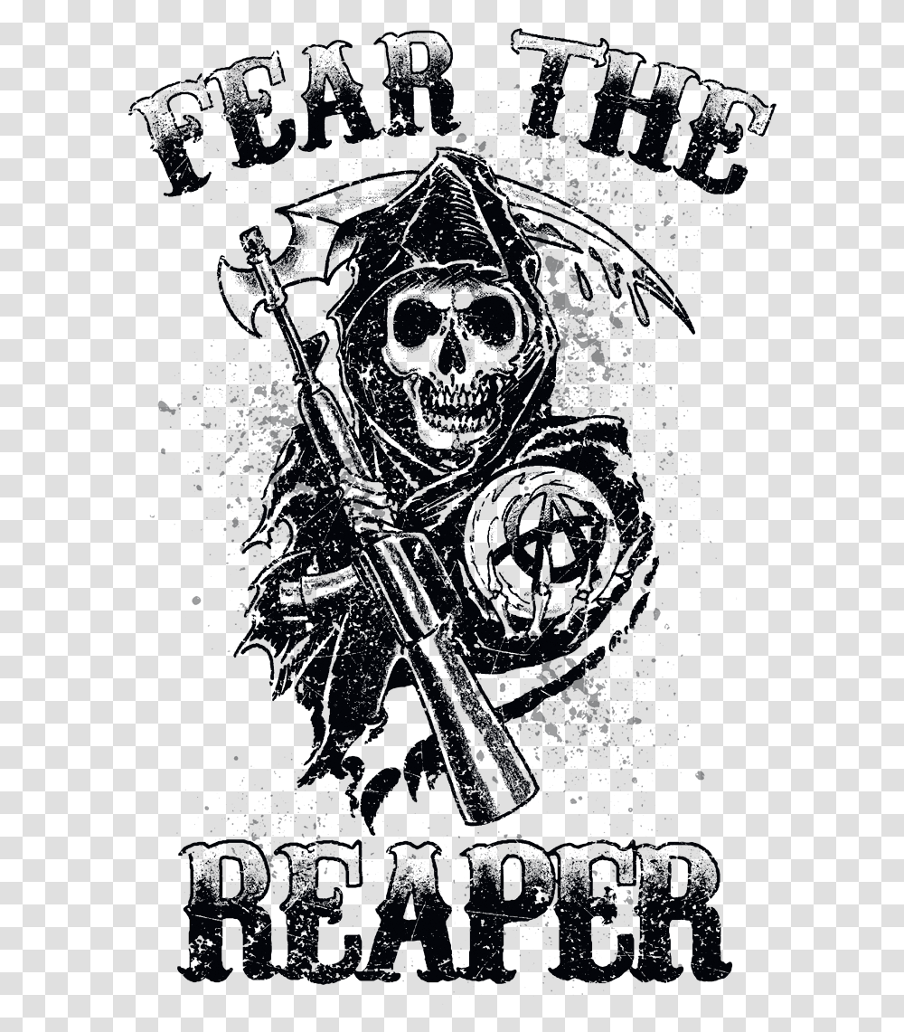 Fear The Reaper T Shirt, Poster, Mammal, Animal Transparent Png