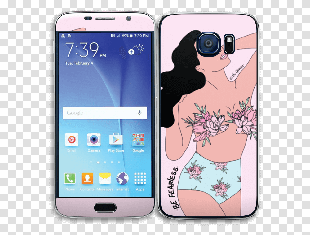 Fearless Skin Galaxy S6 Sm, Mobile Phone, Electronics, Cell Phone, Iphone Transparent Png
