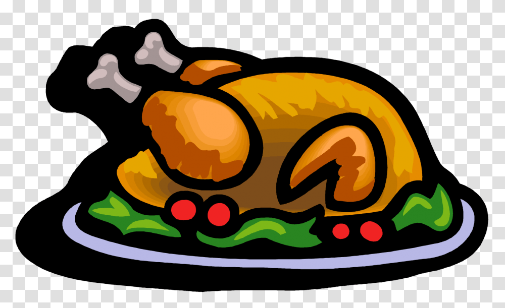 Feast Clipart Roasted Turkey, Meal, Food, Dinner, Burger Transparent Png