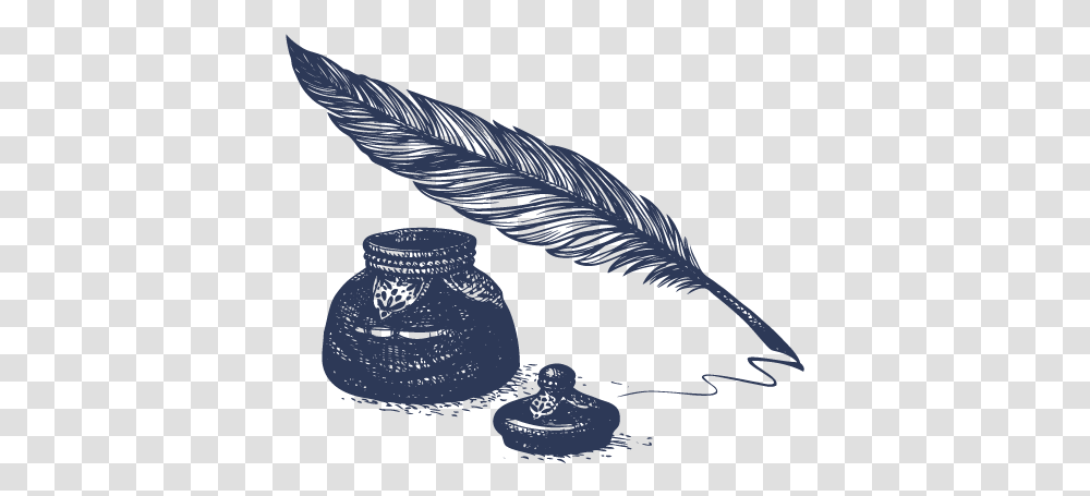 Feast Of Crispian In The News Quill And Ink Shakespeare, Bird, Animal, Silhouette, Art Transparent Png