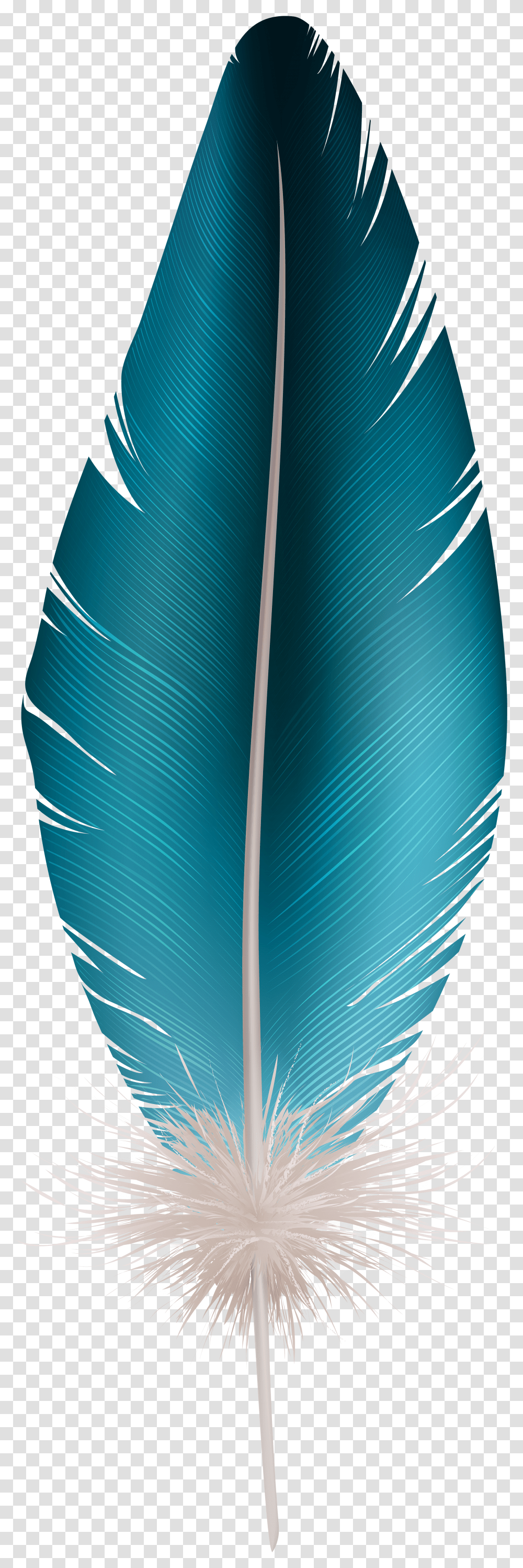Feather Clip Art Blue Background Feather Clipart Transparent Png
