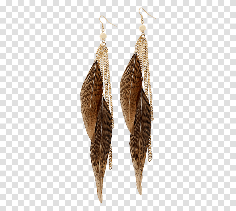 Feather Earrings Image For Free Download Feather Earring, Invertebrate, Animal, Accessories, Insect Transparent Png
